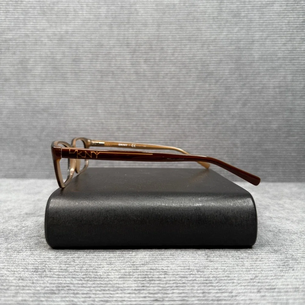 DKNY Brown Rectangular Y2K Eyeglass Frames DY 4630 3558 53-16-140